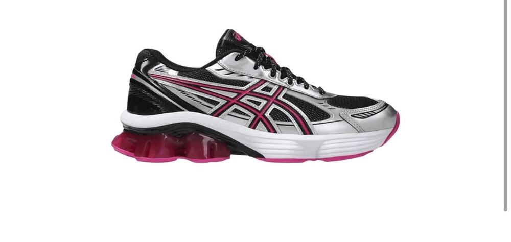 ASICS GEL-KINETIC FLUENT Sz 7 Men 8.5 women black / pink glo